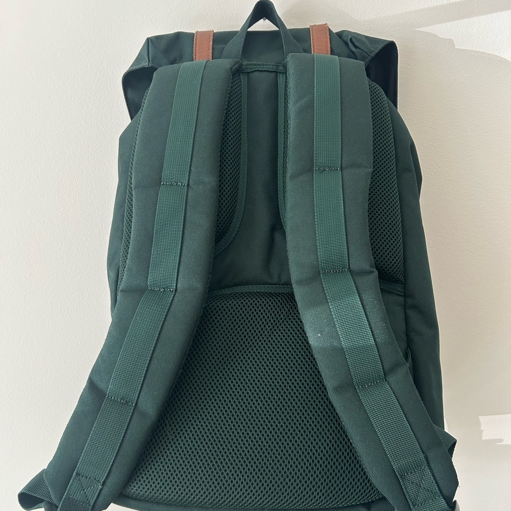 Herschel Supply Company Forest Green and Tan Large Backpack - Picture 5 of 9